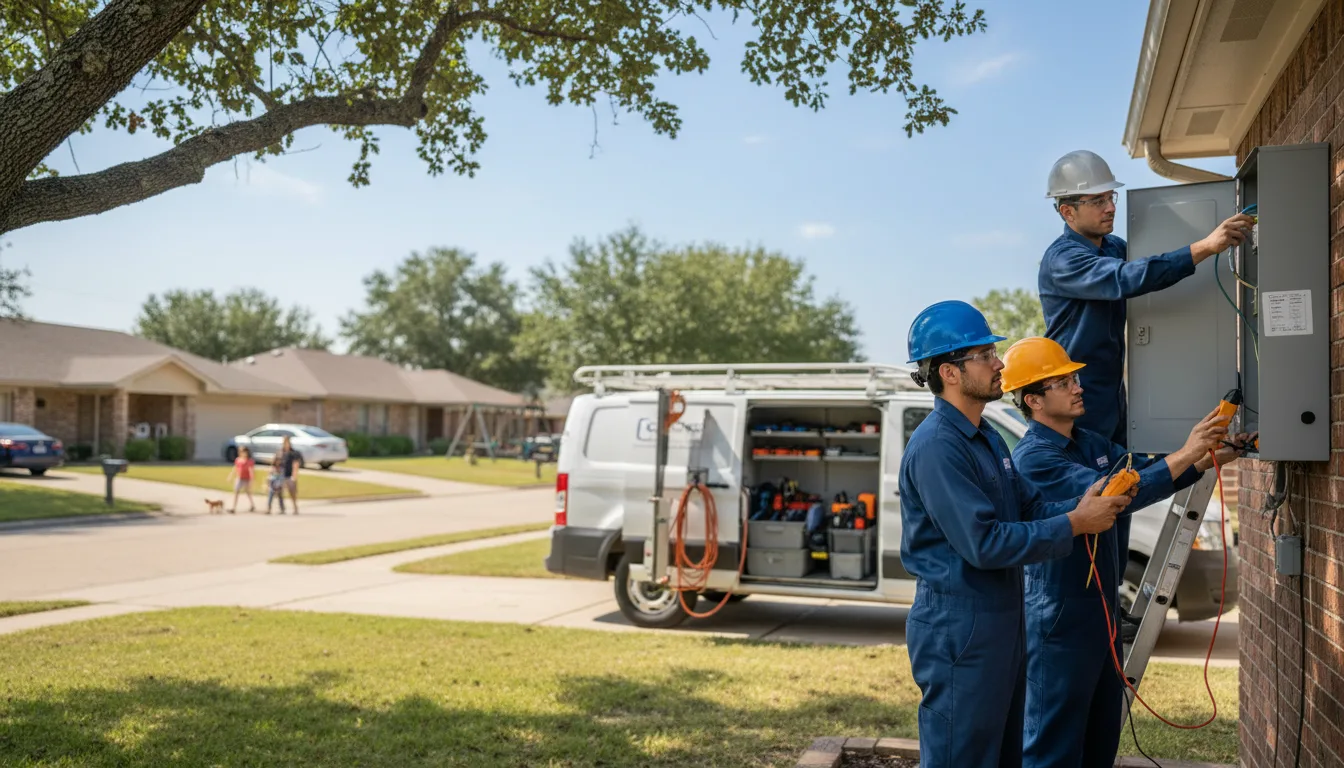 Certified electrician providing emergency electrical services in Concord, VA